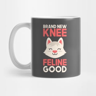 Knee Replacement Cat Lover Gift Mug